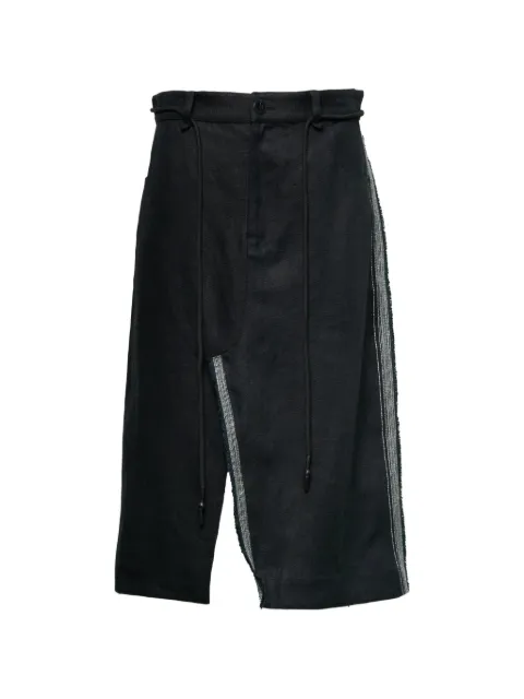 Lee Mathews Haruto linen skirt Black M2601SK30700BLACK