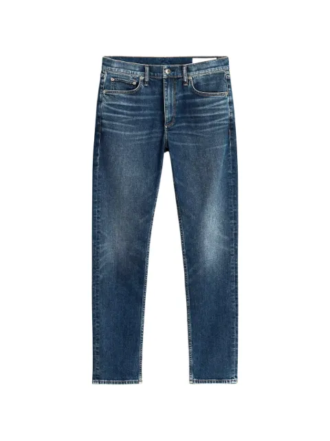 rag & bone whiskered faded-effect jeans Blue RX0225F2VCO