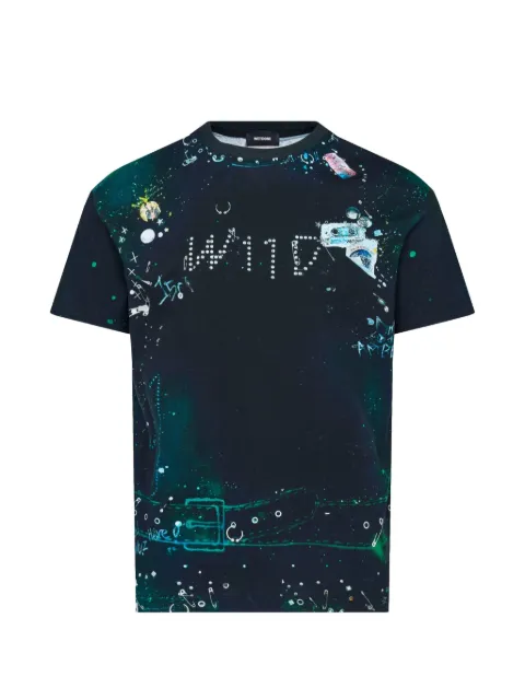 We11done trompe-l'oeil T-shirt Black WDTT126788UBK
