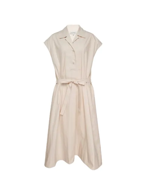 Lee Mathews Gilbert belted dress Neutrals M2601DR12600