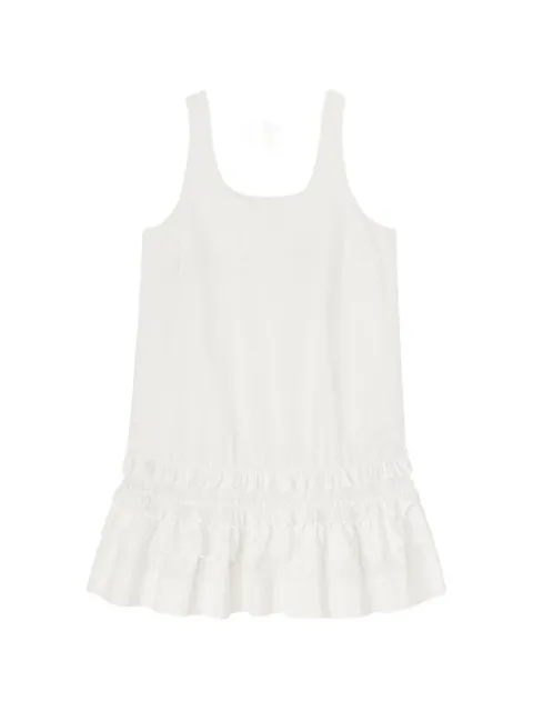 GANNI dress in cotton White A1030708