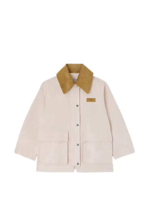 GANNI jacket in pink twill Neutrals A1010227