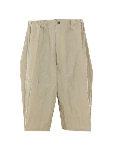 Willy Chavarria Toluca pleated shorts Neutrals WCBTM0074067