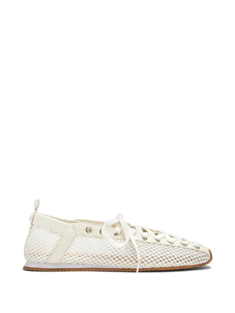 GANNI sporty ballerina in white mesh Neutrals D1020025