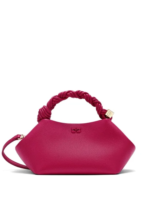 GANNI small Bou bag in grained red Red C2100010