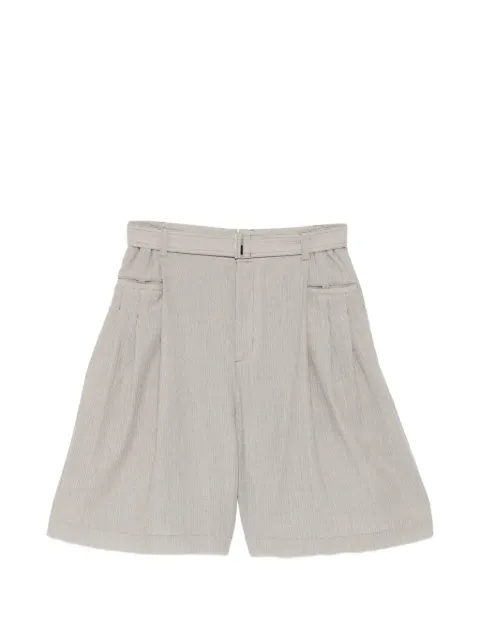 SONGZIO pleated shorts Neutrals MI3PT701BE
