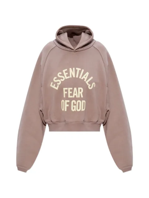 FEAR OF GOD ESSENTIALS Essentials logo-print hoodie Neutrals 192SP267352FW