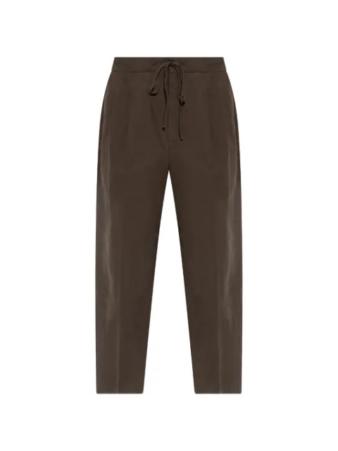FEAR OF GOD ESSENTIALS drawstring pleated trousers Brown 130SP268523F