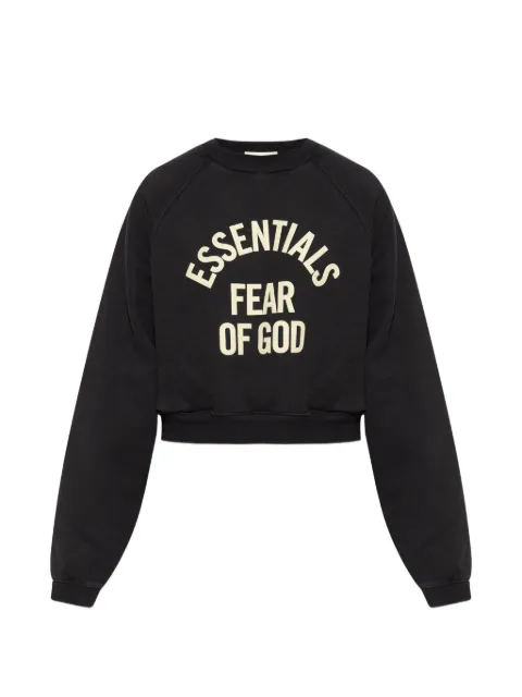 FEAR OF GOD ESSENTIALS Essentials logo-print sweater Black 192SP267831FW