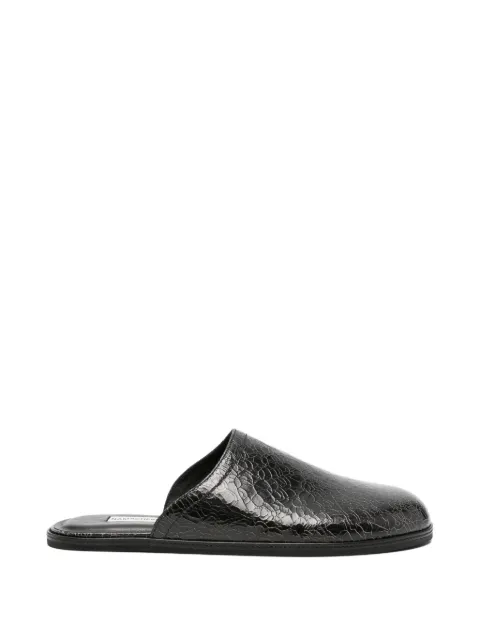 Namacheko crackled-effect loafers Black NS269204N62029101