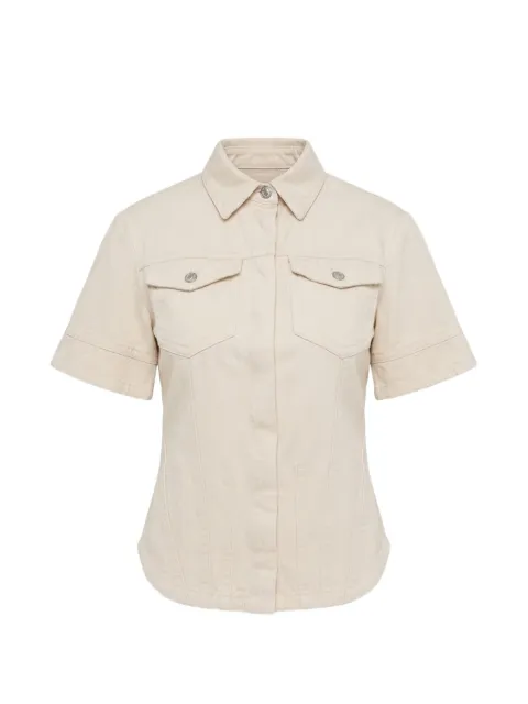 Sportmax button-up short-sleeve shirt Neutrals 2612111022600