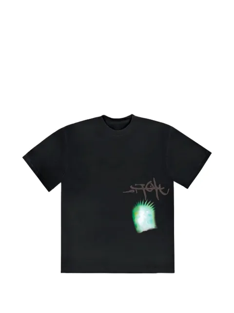 Travis Scott Utopia C5 graphic-print T-shirt Black TSUC62