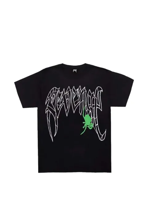 Revenge Green Spider Arch T-shirt Black B1V226Q2