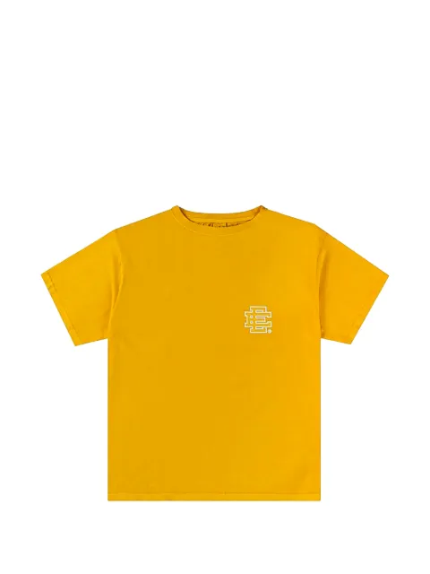 ERIC EMANUEL logo-print T-shirt Yellow EE342