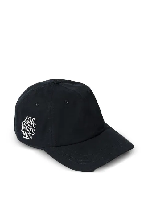 Anti Social Social Club logo-print baseball cap Black ASSC028