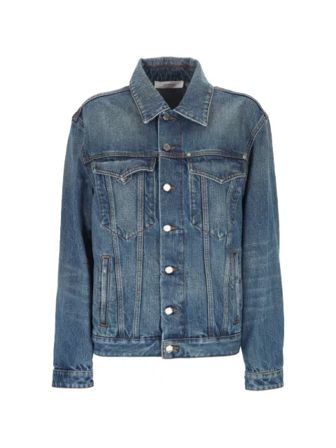 Umit Benan faded-effect denim jacket Blue SS26W500130102001