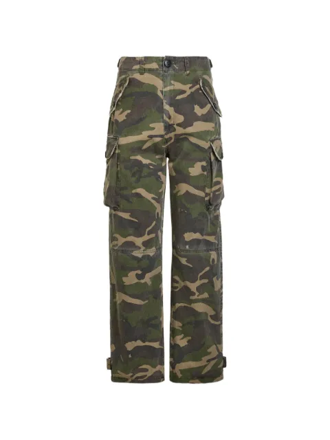FOUND camouflage-print utility cargo pants Green FOSS26PA070126372