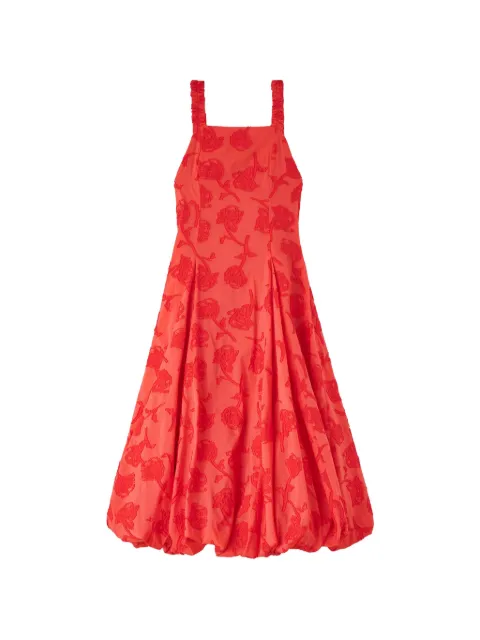 GANNI dress in red fil coupe Red A1030608