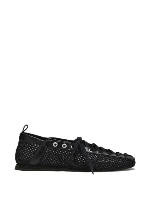 GANNI mesh ballet flats Black D1020024