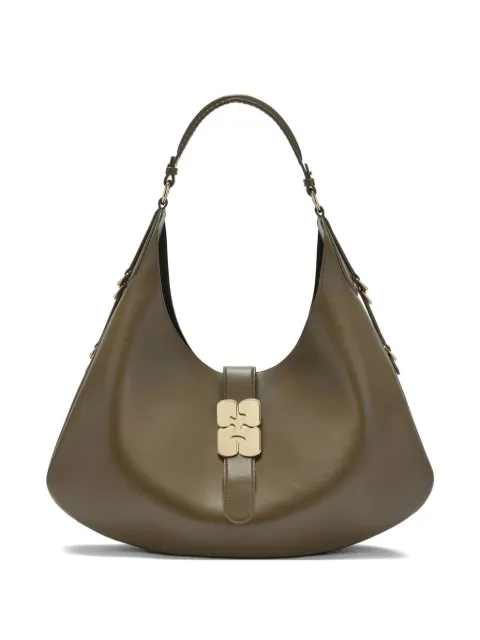 GANNI large Kat shoulder bag Green C1040020