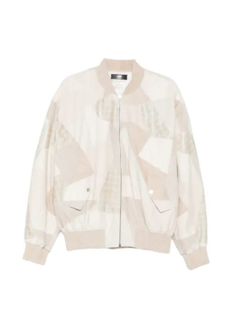 AMIRI patchwork bomber jacket Neutrals AMOUJJAA1073271