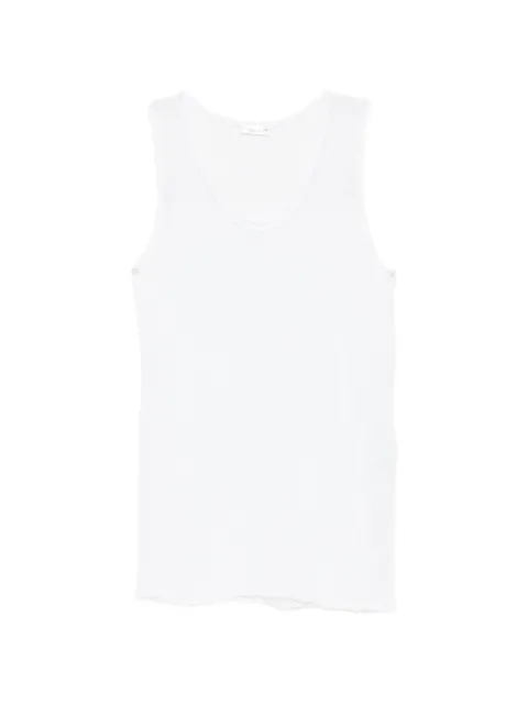 Roberto Collina knitted tank top White 261FXA34014
