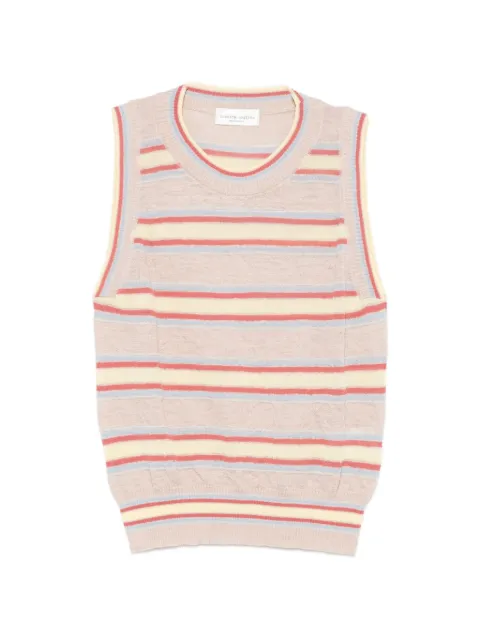 Roberto Collina striped tank top Neutrals 261FXA07014