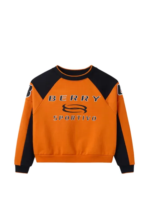 GV Gallery Sportivo-print sweatshirt Orange GV015