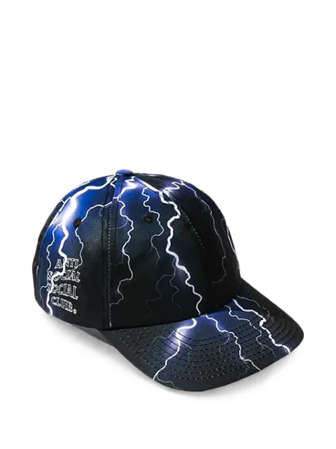 Anti Social Social Club Hydroplane lightning-print baseball cap Black ASSC025