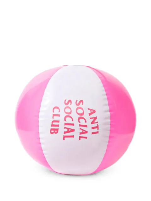 Anti Social Social Club logo-print beach ball Pink ASSC069