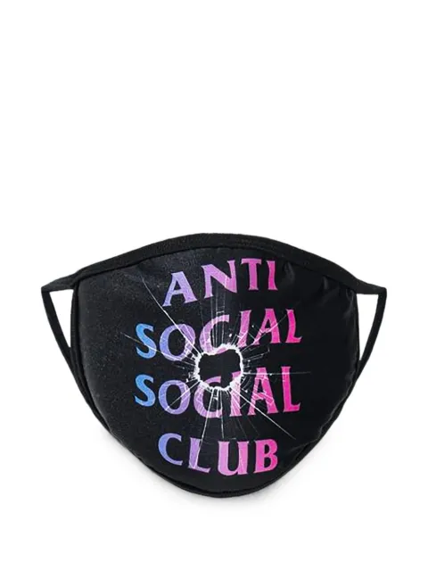 Anti Social Social Club Tongue Tied mask Black ASSC026