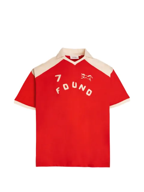 FOUND logo-detail short-sleeve T-shirt Red FOSS26TT060120072