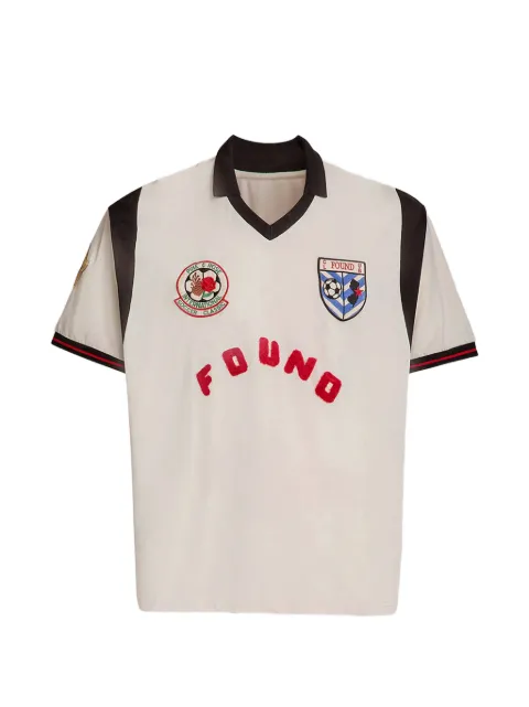 FOUND patch-detail Union T-shirt Neutrals FOSS26TT050126358