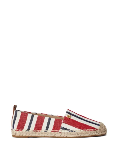 Lauren Ralph Lauren Cameryn III striped espadrille Red 802P10631002