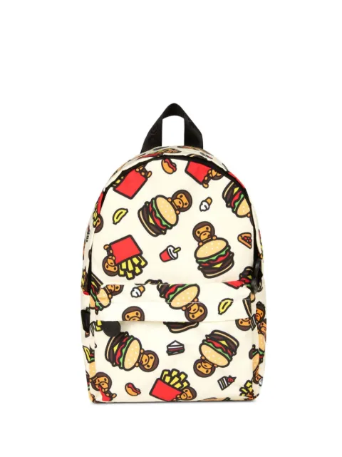 *BABY MILO® STORE BY *A BATHING APE® small zip-pocket backpack Green 0MXBGW4278XXQ