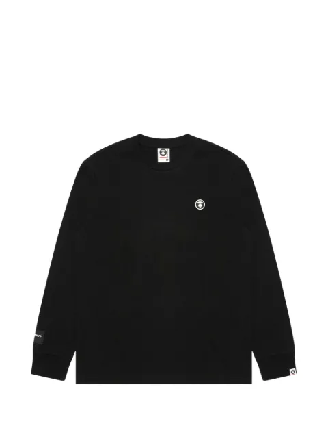 AAPE BY *A BATHING APE® Moonface logo-print T-shirt White AAPLTM1715XXP