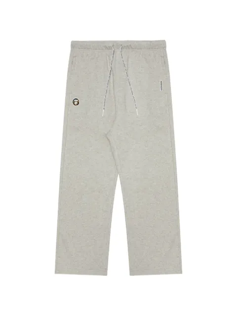 AAPE BY *A BATHING APE® Moonface patch track pants White AAPPTMA625XAL