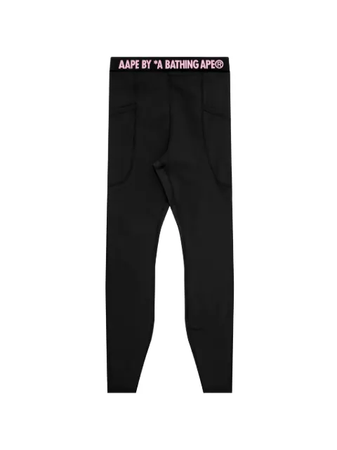 AAPE BY *A BATHING APE® Moonface panelled leggings Neutrals AAPLIW5173XXK