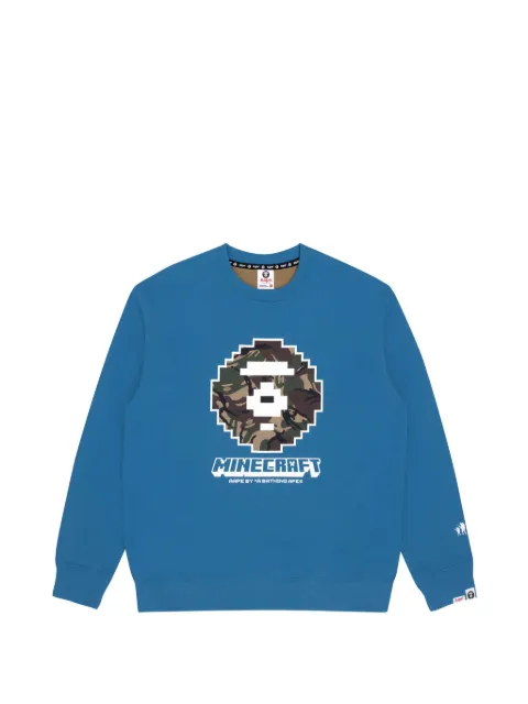 AAPE BY *A BATHING APE® camo-panel sweatshirt Black AAPSWM9563XXH