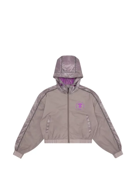 AAPE BY *A BATHING APE® moonface camo-panelled jacket Neutrals AAPLJW7587XXK