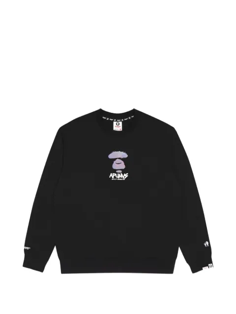 AAPE BY *A BATHING APE® graphic-print sweatshirt Black AAPSWM3978XXJ