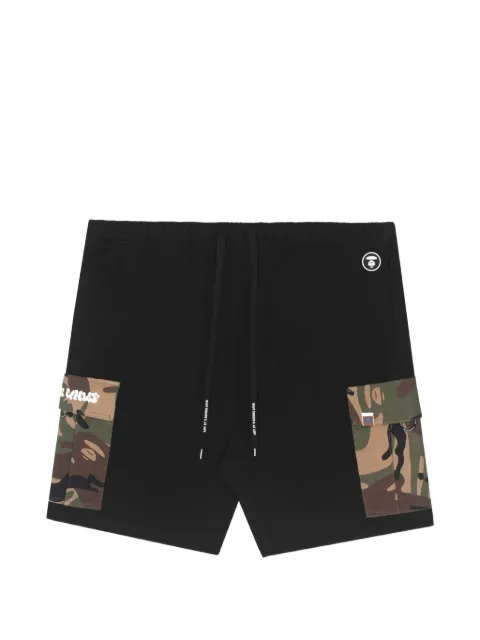 AAPE BY *A BATHING APE® Moonface track shorts Black AAPSPM6860XXI