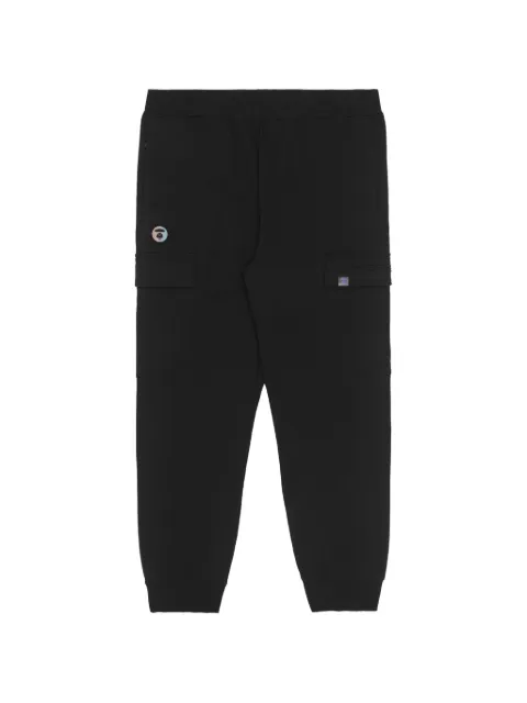 AAPE BY *A BATHING APE® Moonface cargo track pants Black AAPPTM6898XXJ