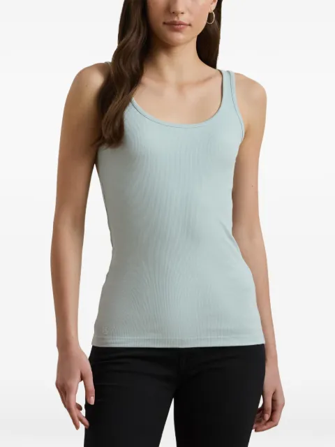 Lauren Ralph Lauren ribbed-knit tank top Blue 200704777118