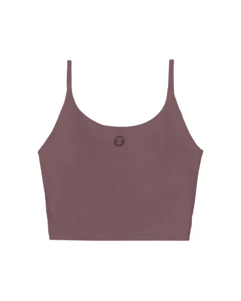AAPE BY *A BATHING APE® Moonface logo-print bra Brown AAPUWW4975XXJ
