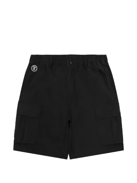 AAPE BY *A BATHING APE® elastic-waistband cargo shorts Black AAPSPMC681XXQ