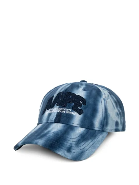AAPE BY *A BATHING APE® tie-dye cap Blue AAPCPM5179XXK