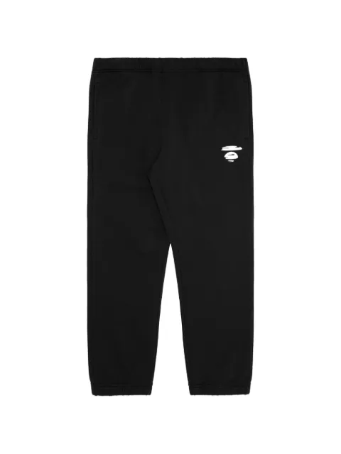 AAPE BY *A BATHING APE® Moonface logo-print trousers Black AAPPTM6983XXK