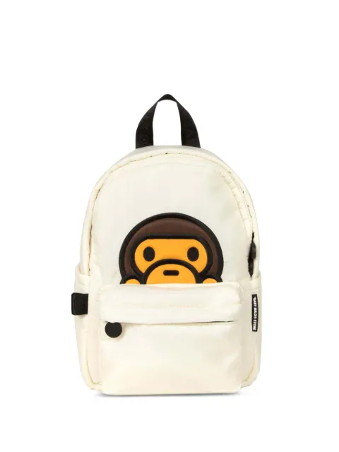 *BABY MILO® STORE BY *A BATHING APE® Baby Milo embroidered backpack White 0MXBGW4447XXQ