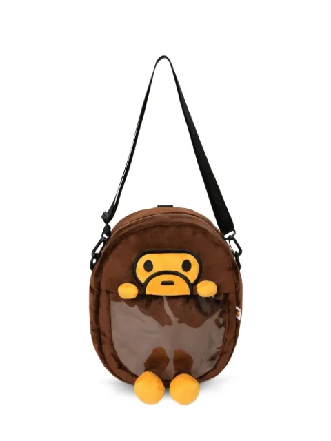 *BABY MILO® STORE BY *A BATHING APE® Baby Milo face backpack Brown 0MXBGW4455XXQ